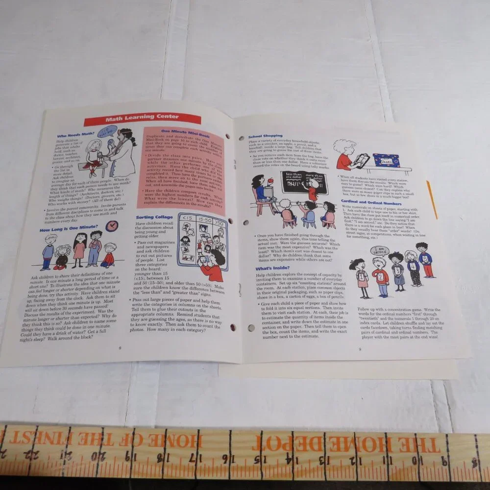 Numbers Every Day BIG BOOK (almost 2 feet tall) with teacher pages CLASSROOM
